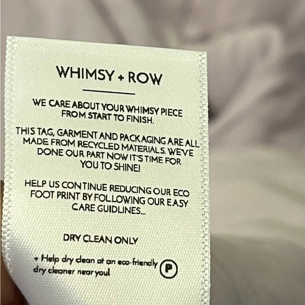 ☑️ Whimsy + Row Samantha Lavendar Purple Button Midi Dress - Picture 13 of 15